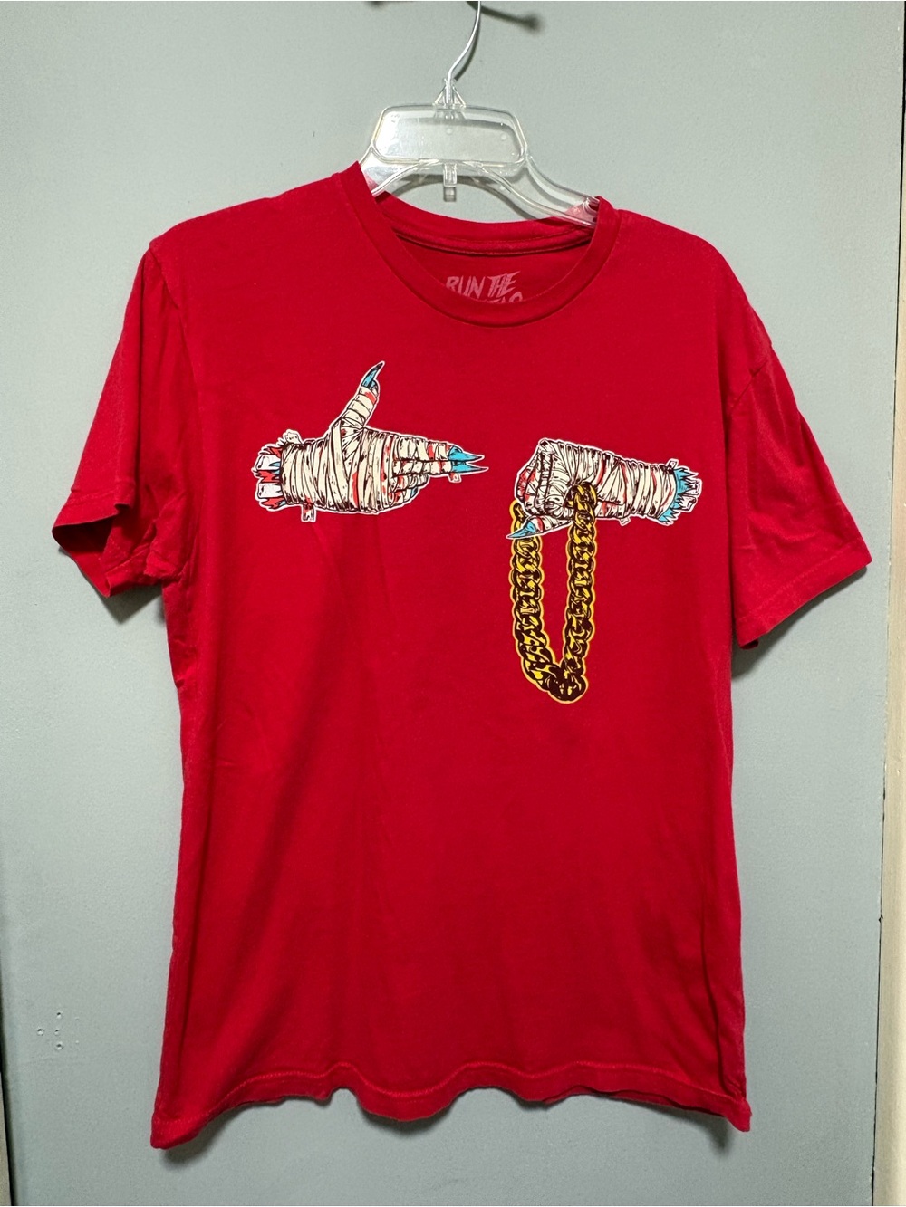Run The Jewels RTJ Red T-Shirt Size Medium